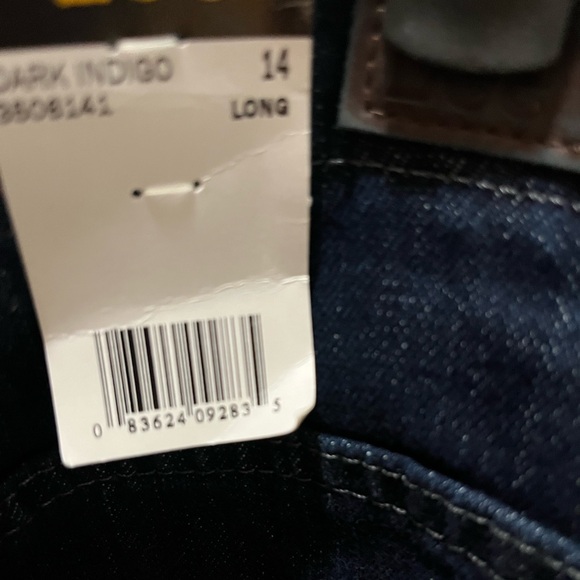 Lee Relaxed Fit Dark Indigo Jeans, 14 long - Picture 5 of 9